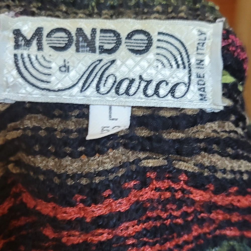 Mondo Di Marco Vintage Oversized Men's L Multicol… - image 5